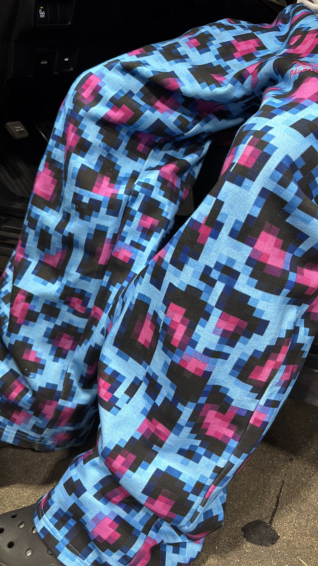 Glitched Leopard Sweats
