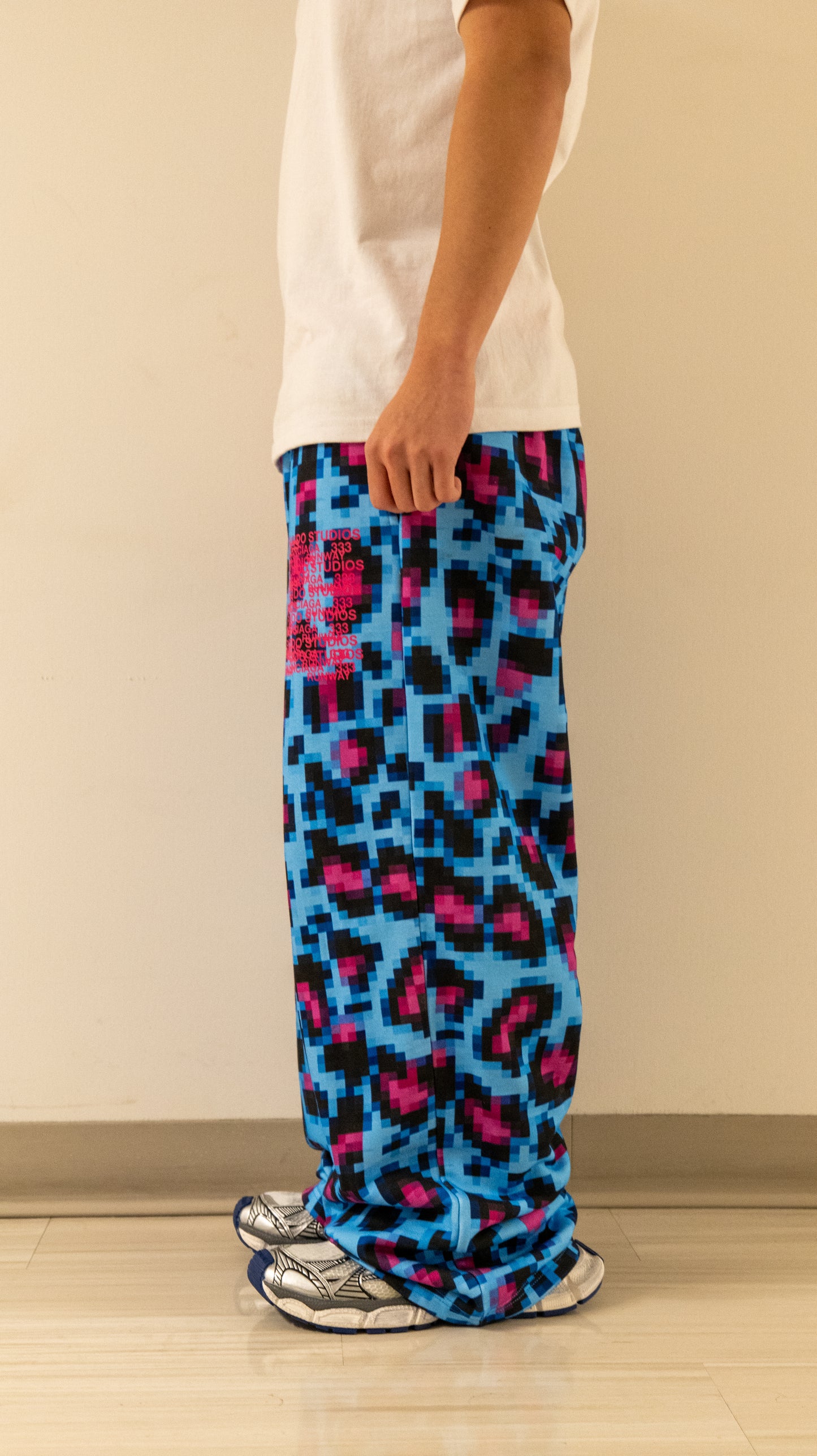 Glitched Leopard Sweats